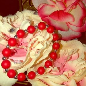 🧘🏼‍♀️Namaste’Bracelet🧘🏼‍♀️Red”love within”💎